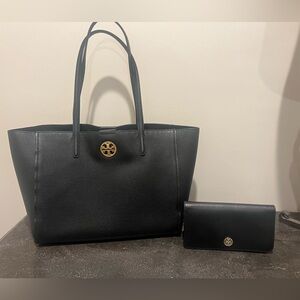 Tory Burch large leather tote and Tory Burch Wallet